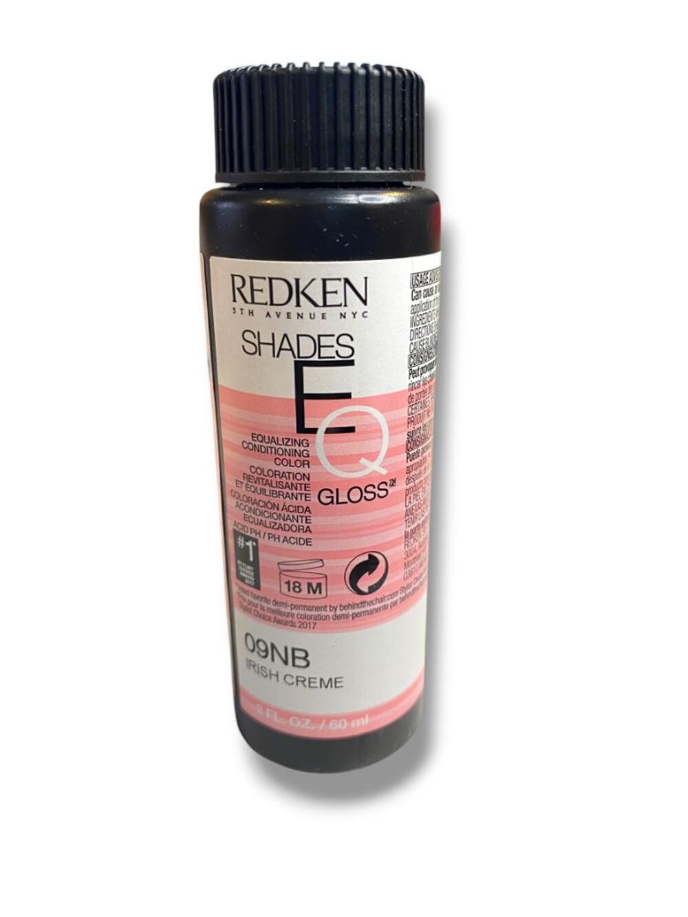 Redken New Shades EQ Gloss Equalizing Conditioner 09NB Irish Creme 2oz